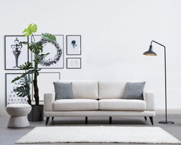 Atelier Del Sofa Nordic 3 Seater - Beige